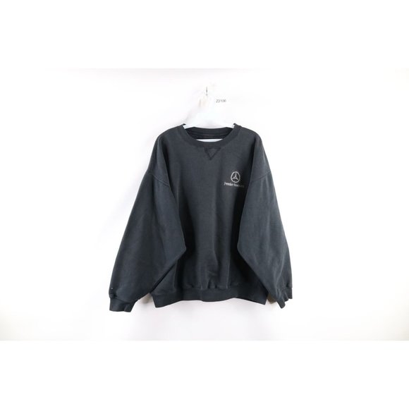 Vintage Other - Vintage 90s Mens Large Faded Mercedes Benz Penske Mercedes Spell Out Sweatshirt